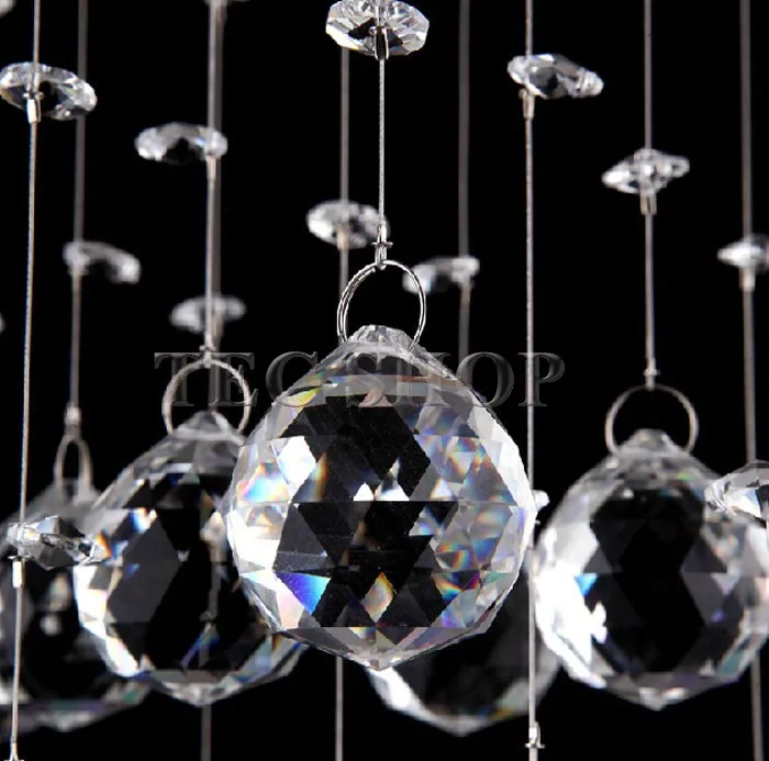 JH современный светодиодный кристалл лампа для ресторанов и спален с украшением в