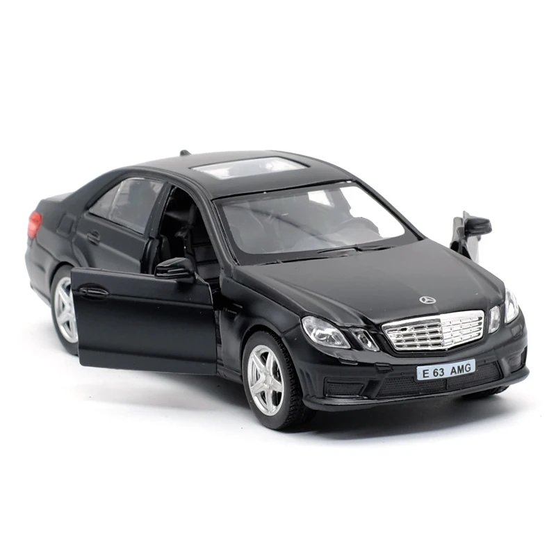 Matt Black Точная имитация эксклюзивный Diecasts& Toy Vehicles: RMZ city автомобильный Стайлинг E63 AMG Limousine 1:36 сплав литья под давлением модель тяните назад Автомобили - Цвет: Matt Black