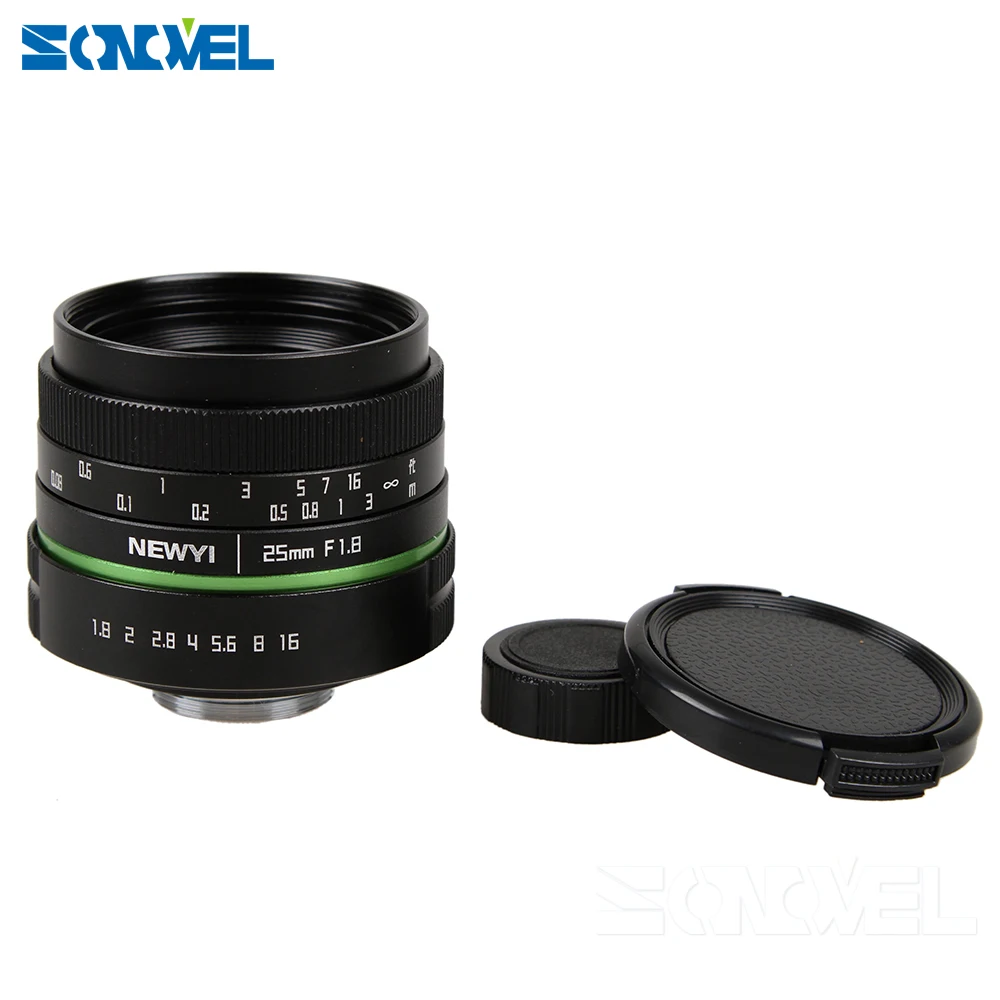 25 мм F1.8 телефон объектив камеры + C адаптер макро кольца комплект для Nikon 1 AW1 S2 J4 V3 J3