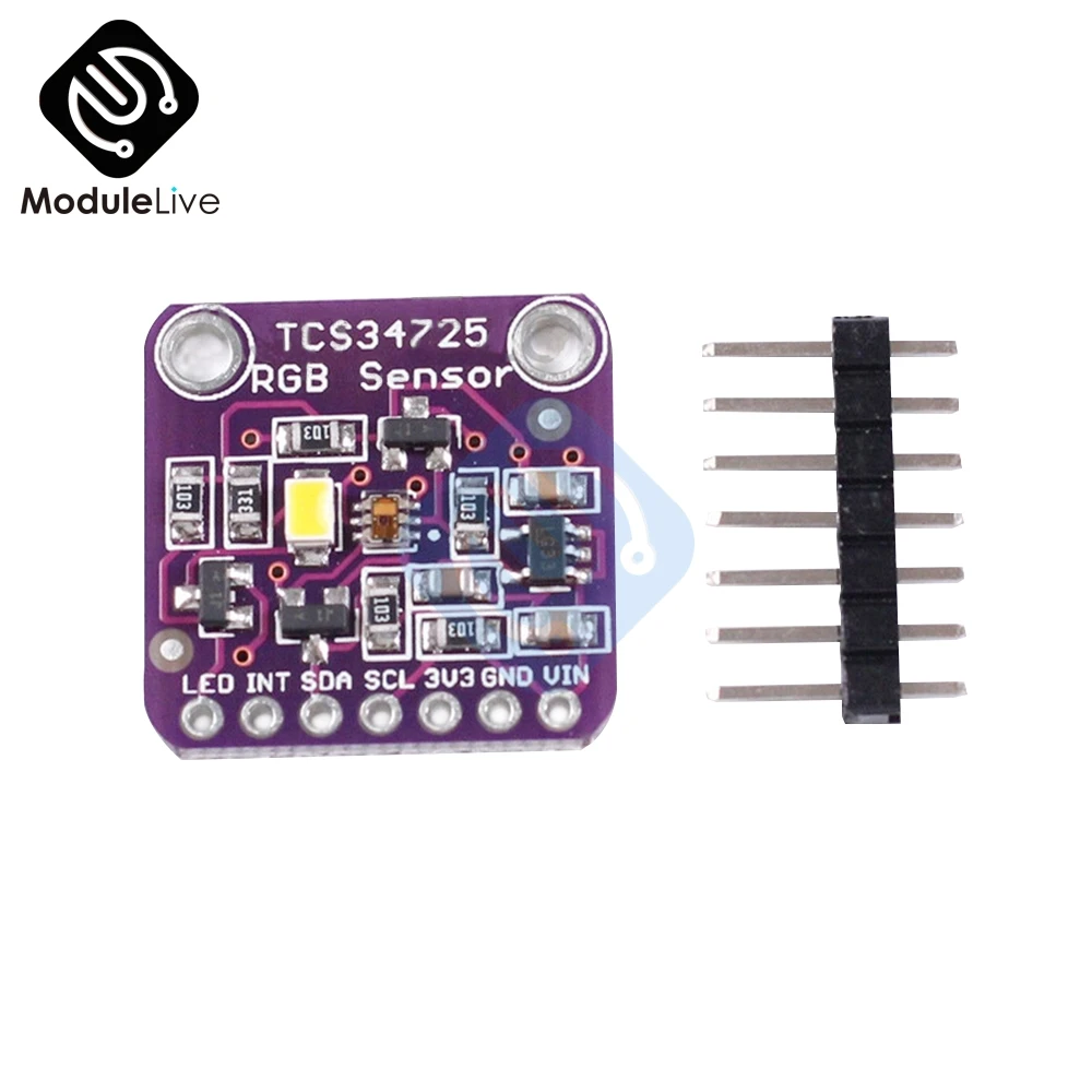 TCS34725 маломощный ик-фильтр с блокировкой цифровой RGB датчик цвета света