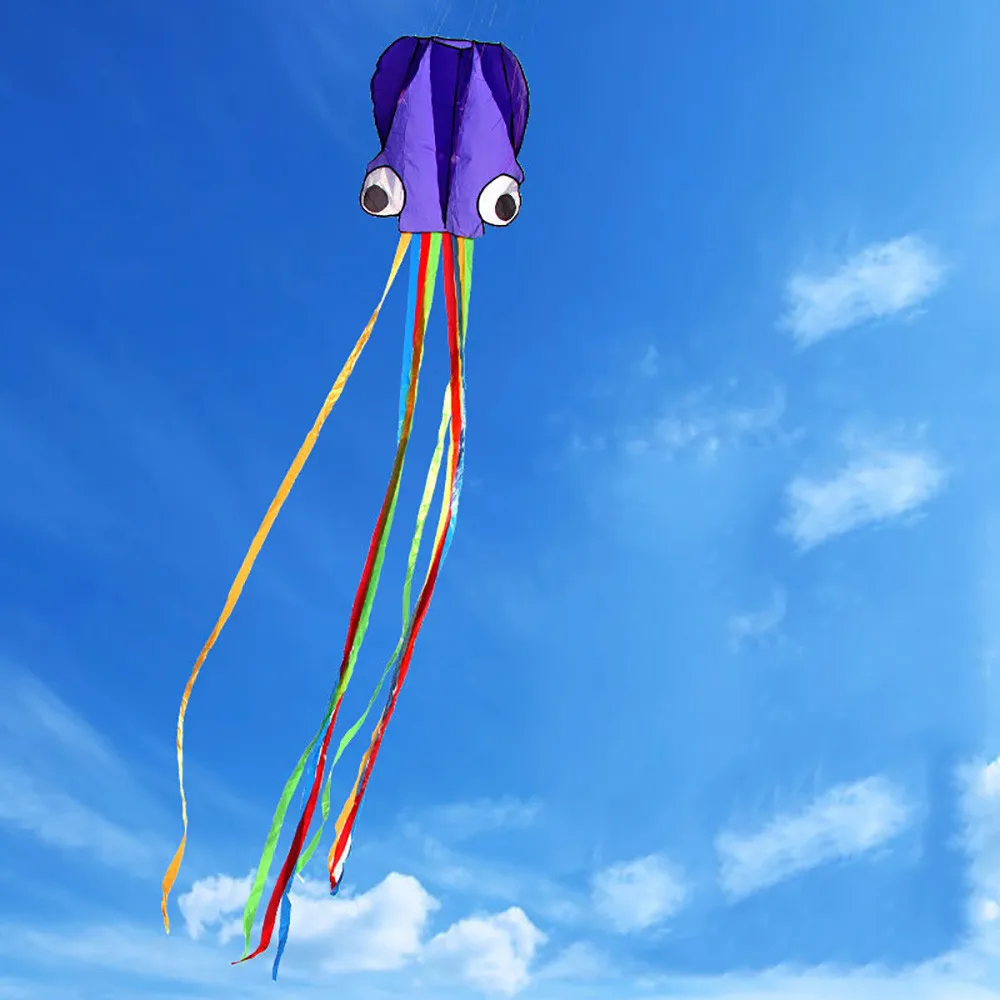 Large Octopus Long Tail Beach Kites-Perfect Toy for Kids and Adults Outdoor Game Flying Toys For Children Kites for Adults A612