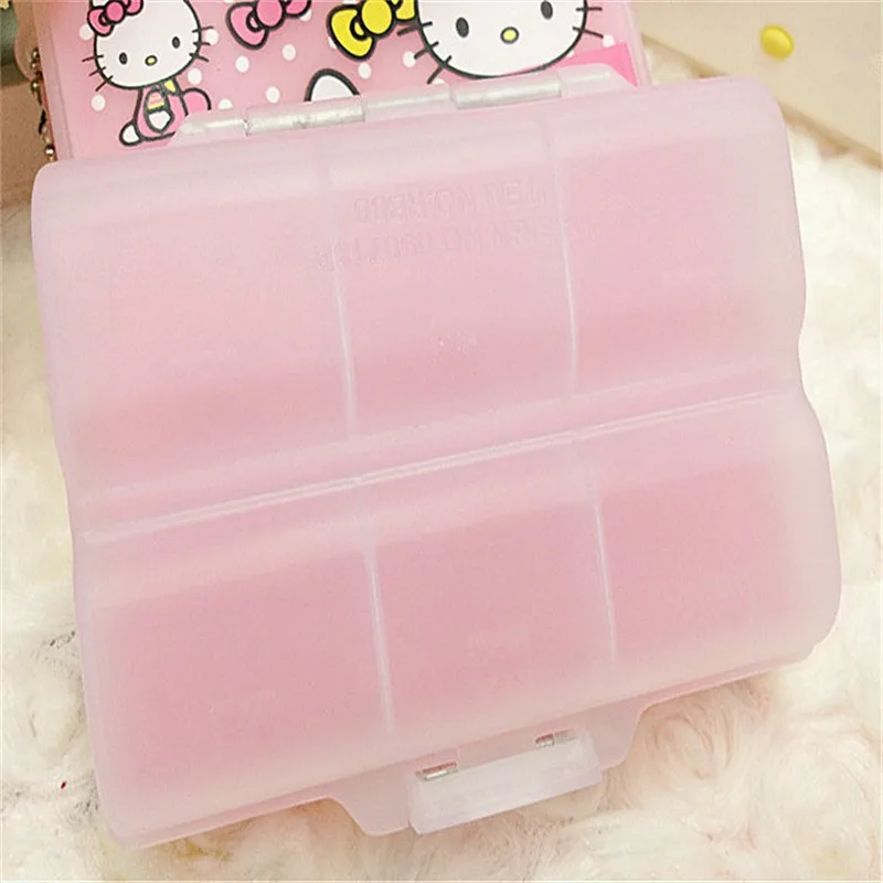 1 шт. Pill Box 2 Слои portable7 Слоты Seal складной Чехол Jewelry Витамин Медицина наркотиками