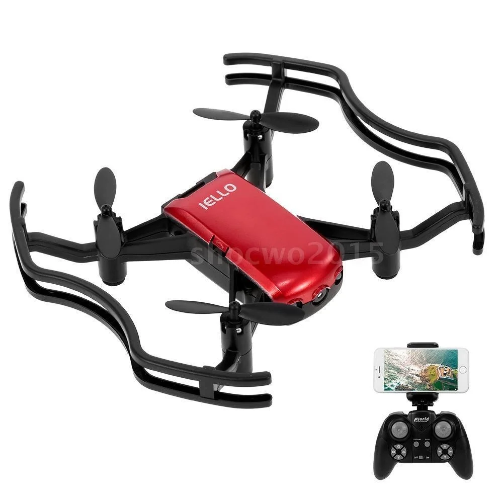 Радиоуправляемый игрушечный вертолет 2 мегапиксельный селфи FPV WiFi Дрон F21W мини