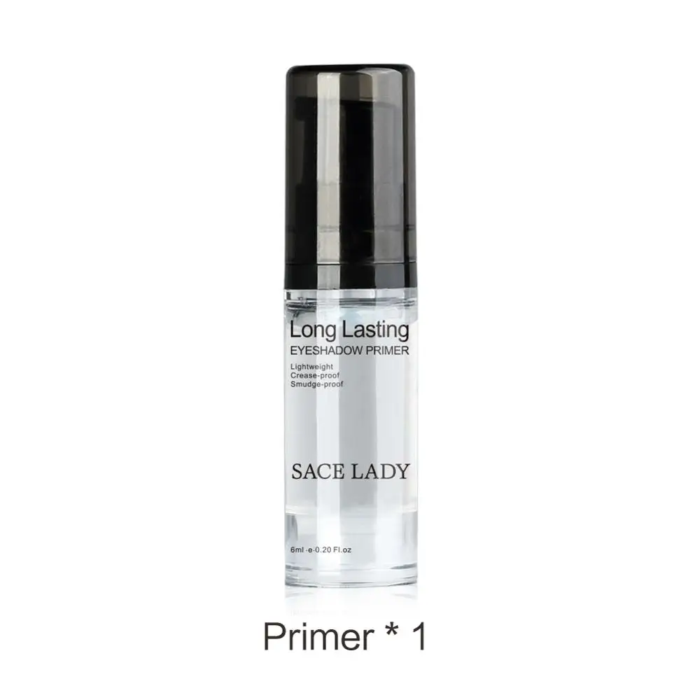 01 Eye Primer x1 SACE LADY основа под тени для глаз основа для макияжа натуральная Профессиональная Косметика Тени для век макияж крем стойкая палитра водостойкая - Цвет: 01 Eye Primer x1