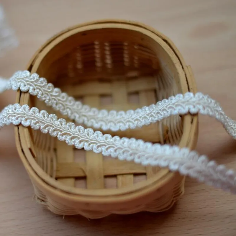 Прямая кружевная отделка сделай сам плетеная для украшения костюма