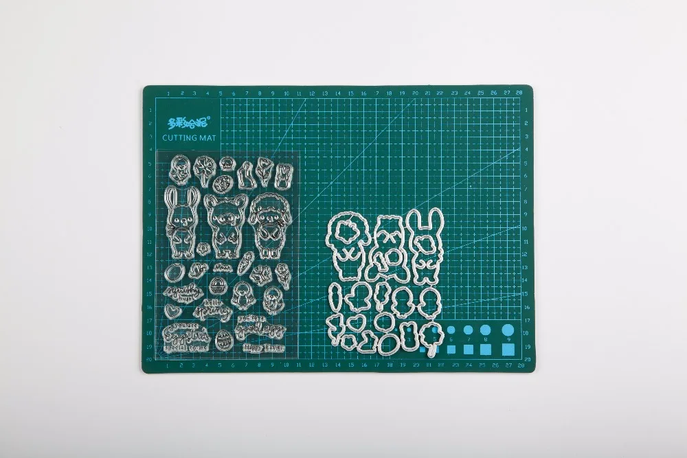 TPP весенние прогулки маленьких животных прозрачные резиновые штампы/Детские