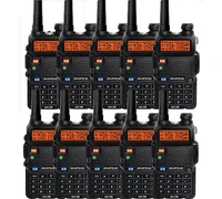10pcs lot baofeng uv 5r walkie talkie 5w 128ch dual band uhf vhf portable radio station 136 174 400 520mhz 2 two way radio uv 5r