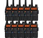 Портативная рация Baofeng uv-5r, 5 Вт, 128 каналов, Двухдиапазонная, UHF, VHF, Портативная радиостанция 136-174, 400-520 МГц, двусторонняя радиосвязь uv 5r, 10 шт.