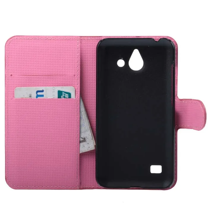 Capa fundas Huawei Ascend Y550 Case Luxury leather PU Wallet capas coque Cover |