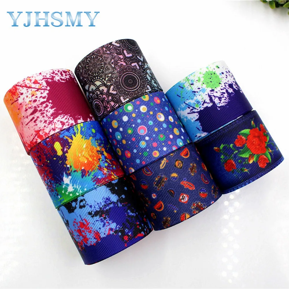 YJHSMY C 17720 736 10 ярдов/партия 38 мм ковбойские напечатанные ленты DIY аксессуары для