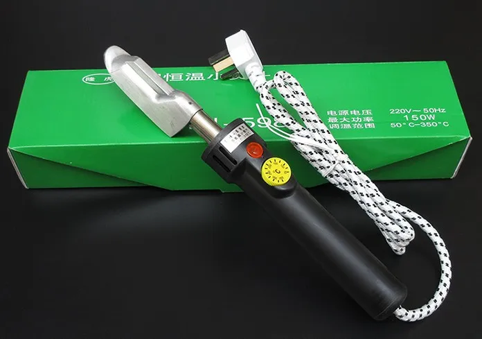 

220V 150W 50-350C degree adjustable mini electric iron for leather clothes 87mmX27mm
