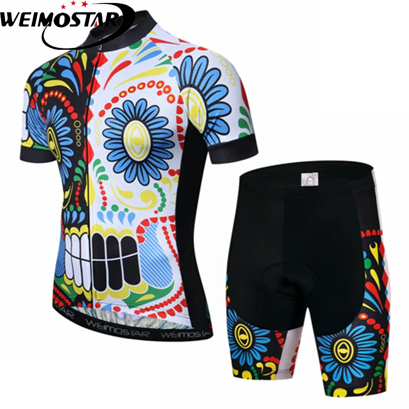 

Weimostar Team Cycling Jersey Men's Sets MTB Bike Bicycle Breathable Bib Shorts Clothing Ropa Ciclismo Bicicleta Maillot