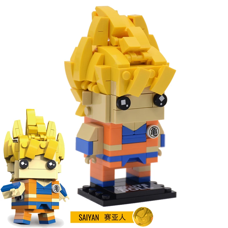 Brickheadz Dragon Ball Z Супергерои Железный человек Marvel Супер Герои фигурки Бэтмена