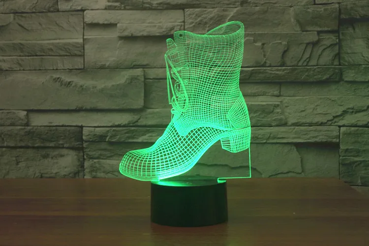 Светодиодная лампа для катания на коньках 7 цветов цветов|3d led lamp|night light3d |