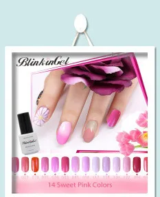15 Neon Color Gel Nail Lacquers 80ml Nail Gel Primer Vernis Semi Permanent Blinkingel Gel Varnish Cody Esmalte Para Unha