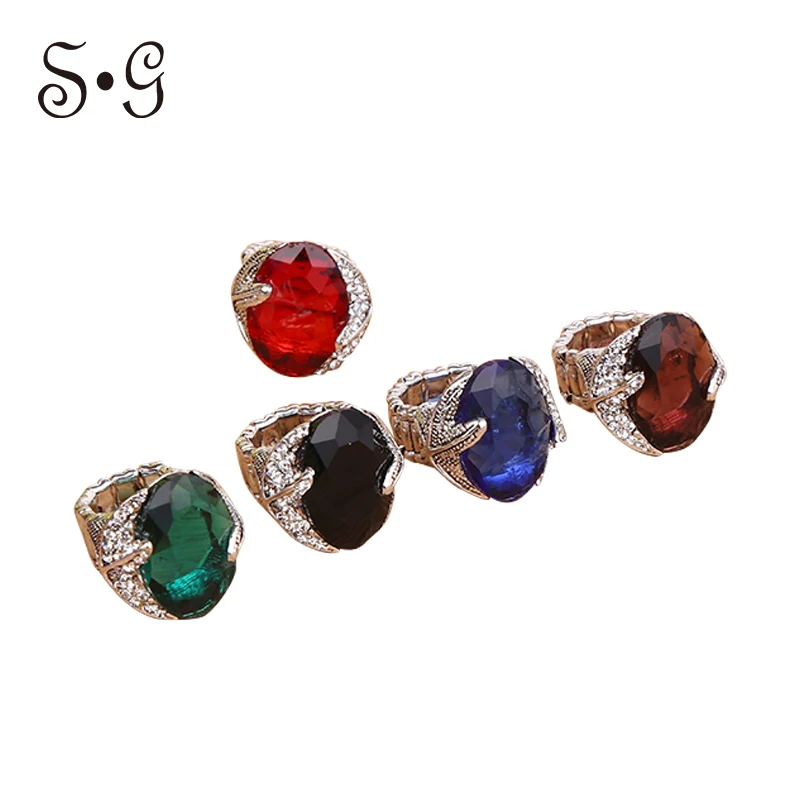 

Classical Crystal Ring Hijab Shawl Scarves Scarf Pins For Women Wedding Vintage Fashion Buckle Ring Clips New Style Femme Bijoux