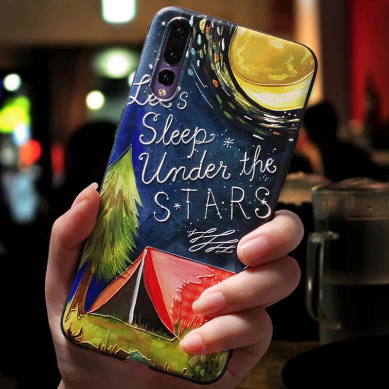 Чехол с космическими звездами для Motorola Moto E4 Plus EU 3D рельефный силиконовый чехол для Motorola G6 Play чехол для телефона для Moto G5S G5 Plus Мягкий