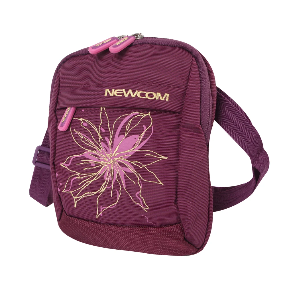 Ladies Classic Shoulder Bag Women Messenger Bags Casual Crossbody For Girls Flower Embroidery Purple Blue | Багаж и сумки