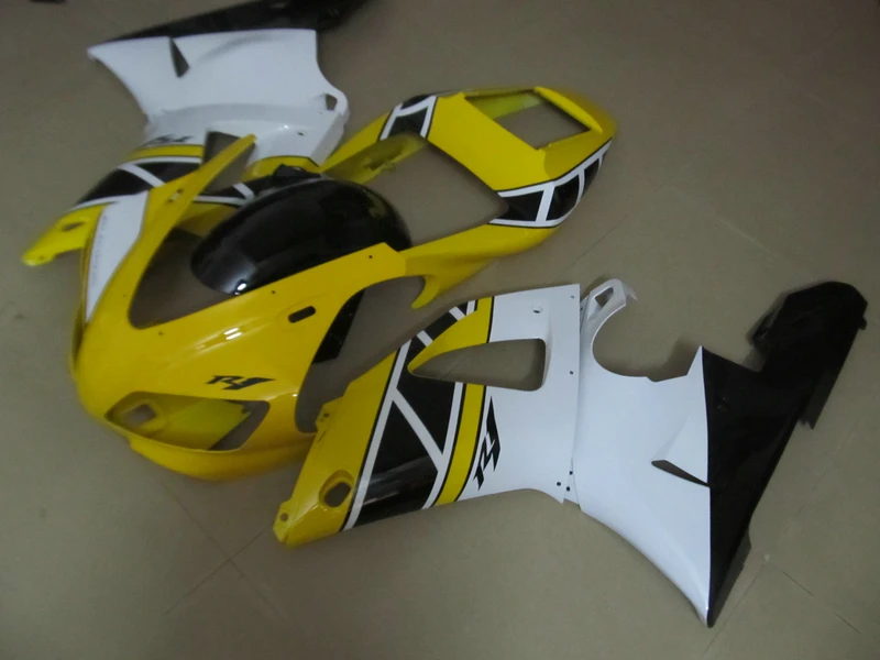 Комплект обтекателей для кузова Yamaha YZF R1 98 99 комплект желтых белых черных