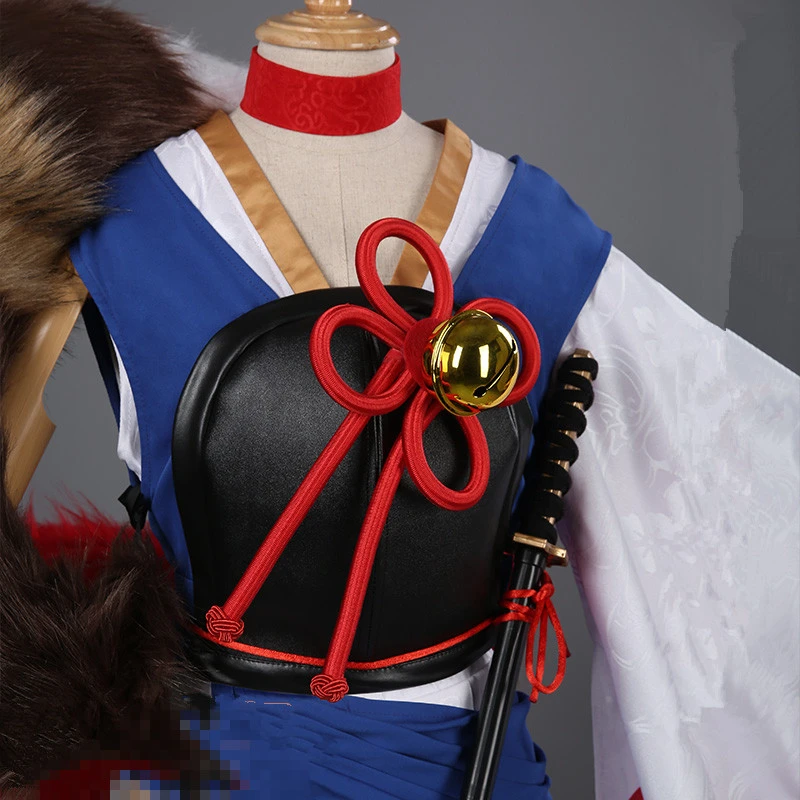 Предпродажа Косплей Onmyoji SSR новая кожа белый Баи цангжу Unawakened Костюм японское