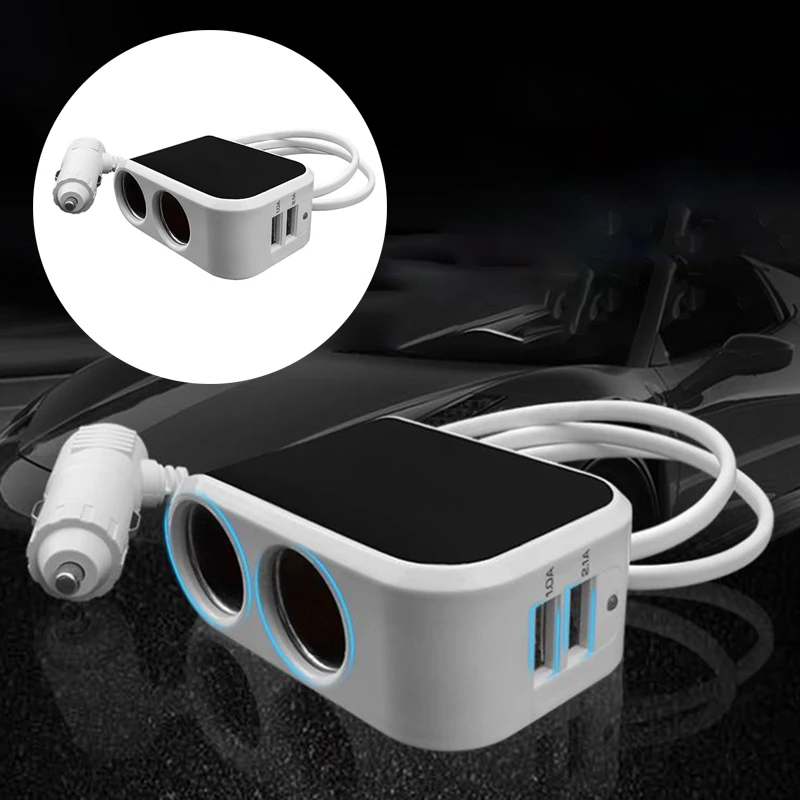 Адаптер для зарядного устройства с двумя USB портами автомобильное зарядное