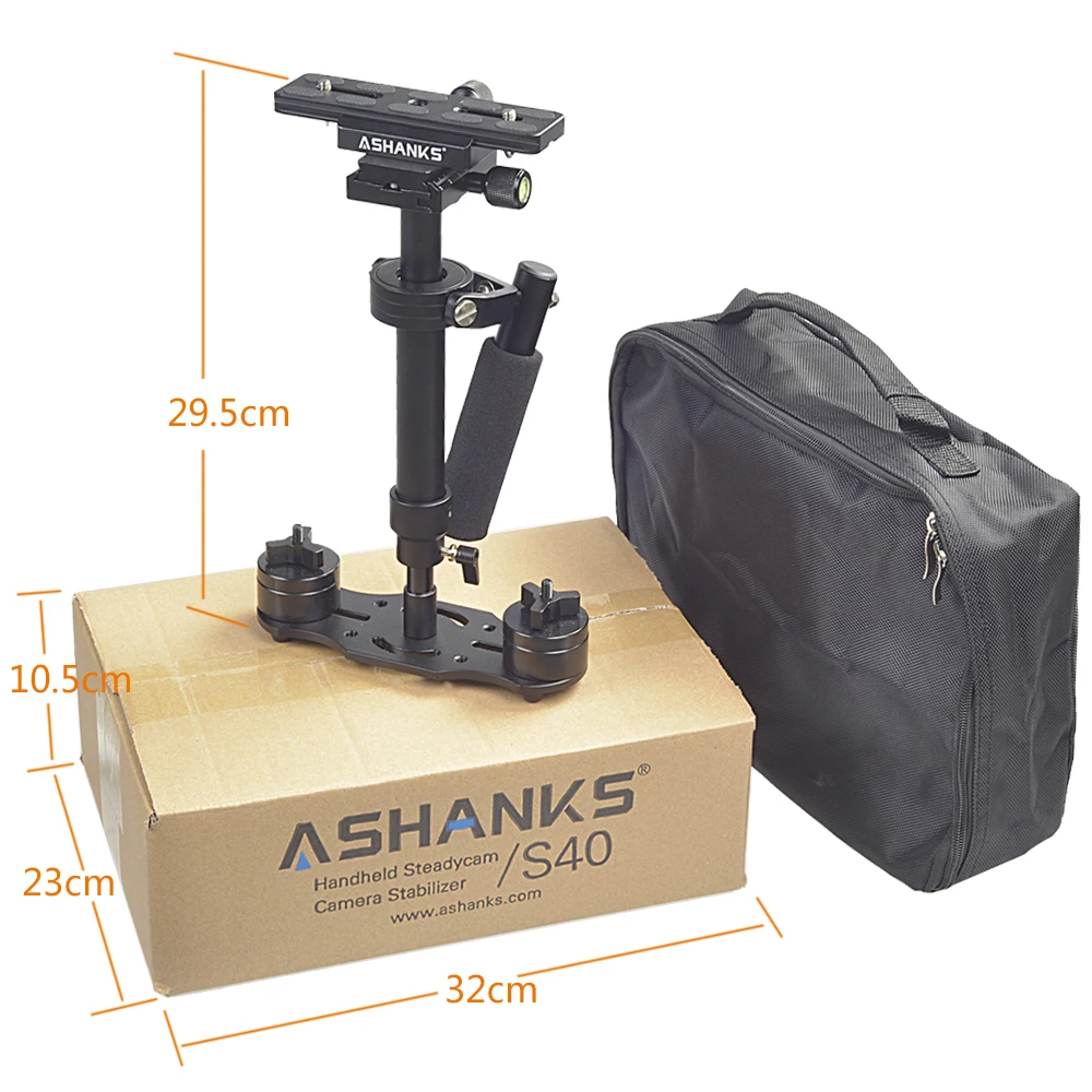 Стабилизатор S60 Загрузка 3 5 кг 60 см Алюминиевый стабилизатор Mini Handheld Stabilizer DSLR