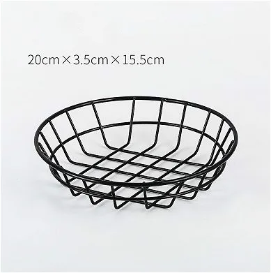 3 Картошка фри фаст-фуд корзины-органайзер металлическая сетка для фритюра Квадратный Блок пищевой лоток коробка для хранения хлеб, гамбургер Держатель подставка корзина - Цвет: 3