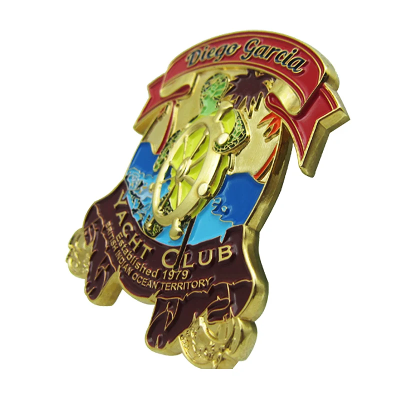 От производителя горячая новинка 3D гальванизированные золотые