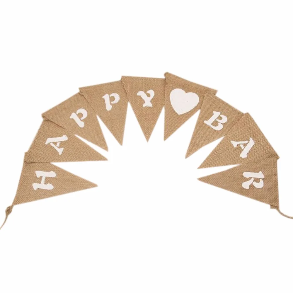 Флажки для вечеринки с веревкой Веселый бар 9 шт. 1 Веревка подвесные флажки