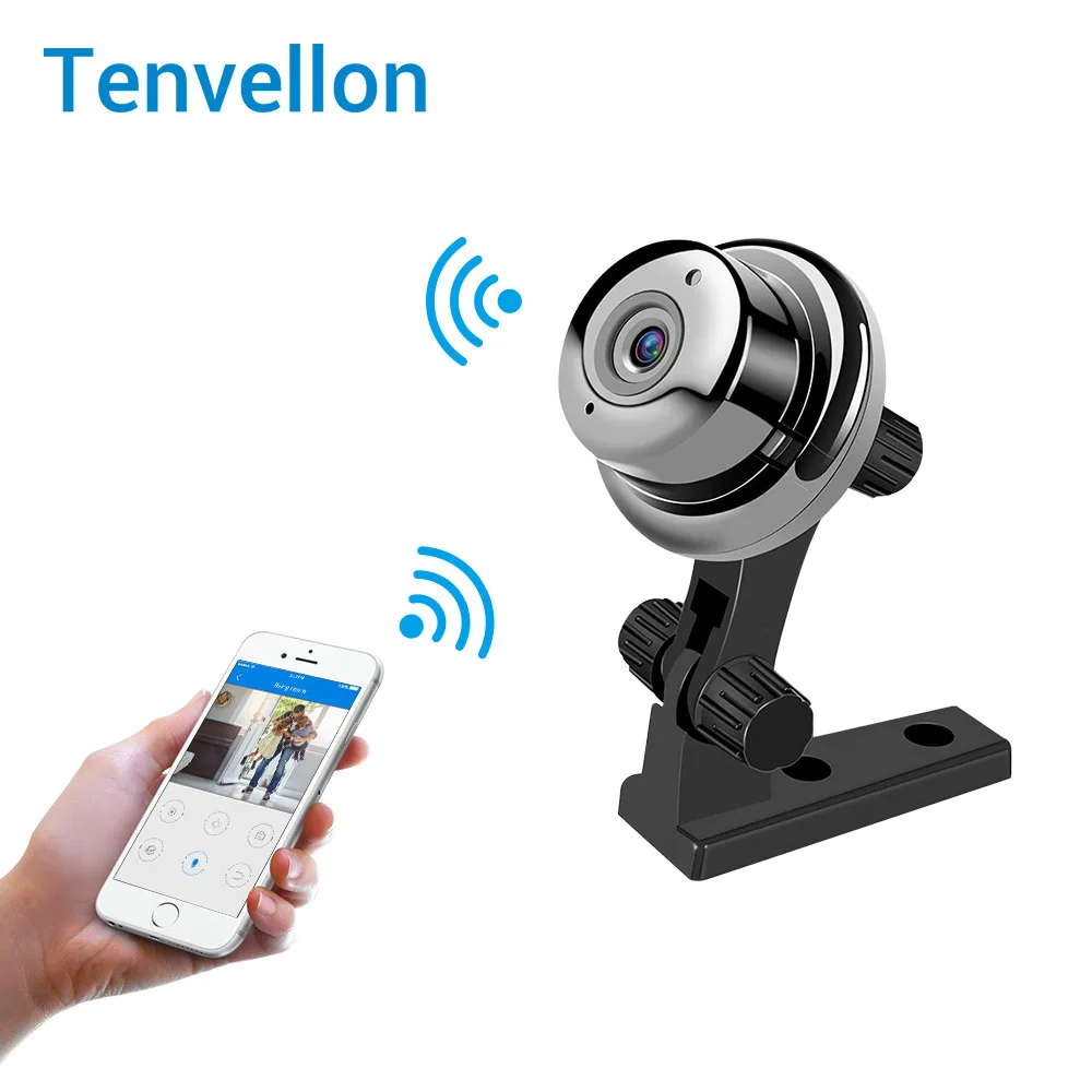 Tenvellon ip камера Wi Fi Мини домашняя видеонаблюдения s видеонаблюдение беспроводной HD