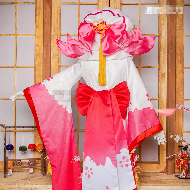 Костюм для косплея Onmyoji SR hellspawn Momonohana Kayo бесплатная доставка с шапочкой|cosplay