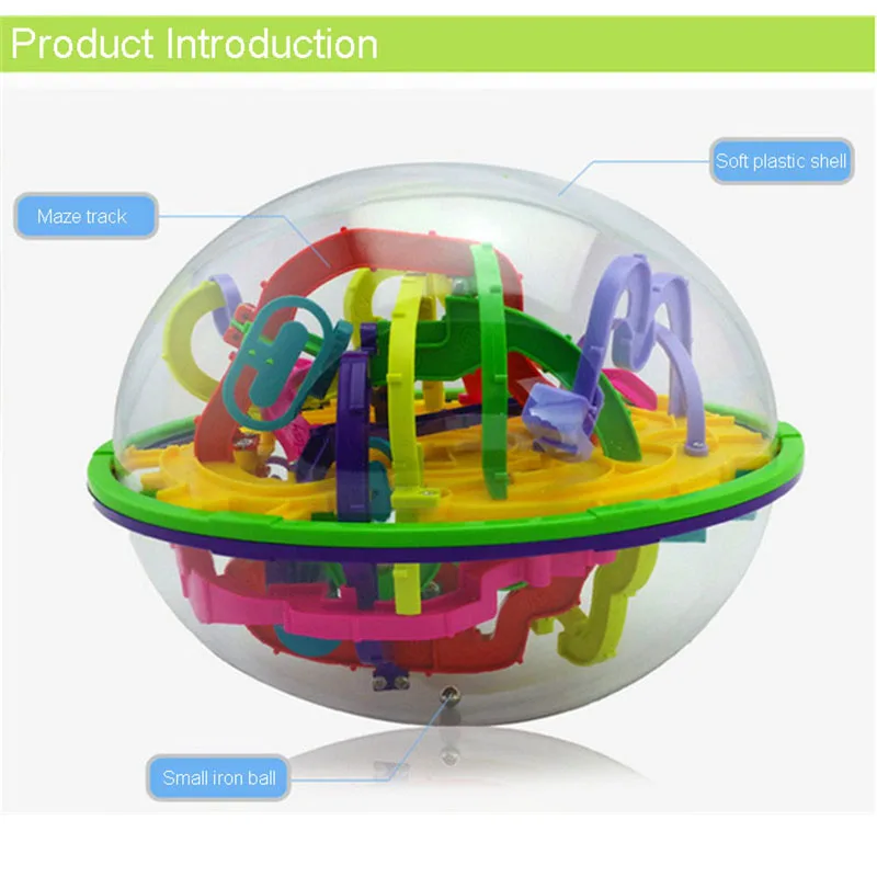 3D шар-лабиринт перплексный шар-головоломка волшебный лабиринт интеллекта