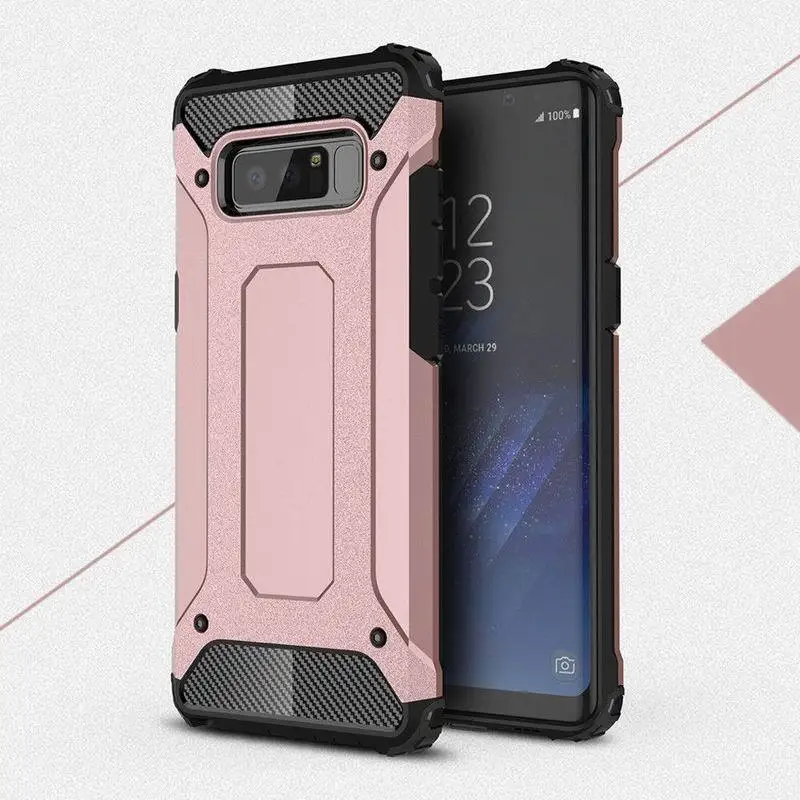 Rose Gold Для samsung Galaxy J3 J4 J6 J8 A6 плюс S5 S6 EDGE Plus S7 S8 S9 бронированный чехол для A3 A5 A7 J5 J7 чехол Note 4 5 8 9 в виде ракушки - Цвет: Rose Gold