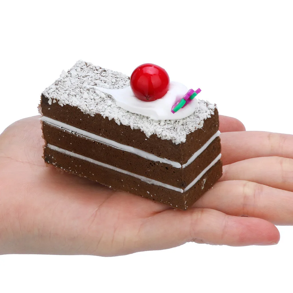 Антистрессовый мягкий торт 6 шт. милый ароматизатор медленно восстанавливает