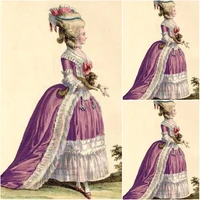 newcustomer made lila vintage costumes victorian dresses scarlett civil war dress cosplay lolita dresses us4 36 c 1100