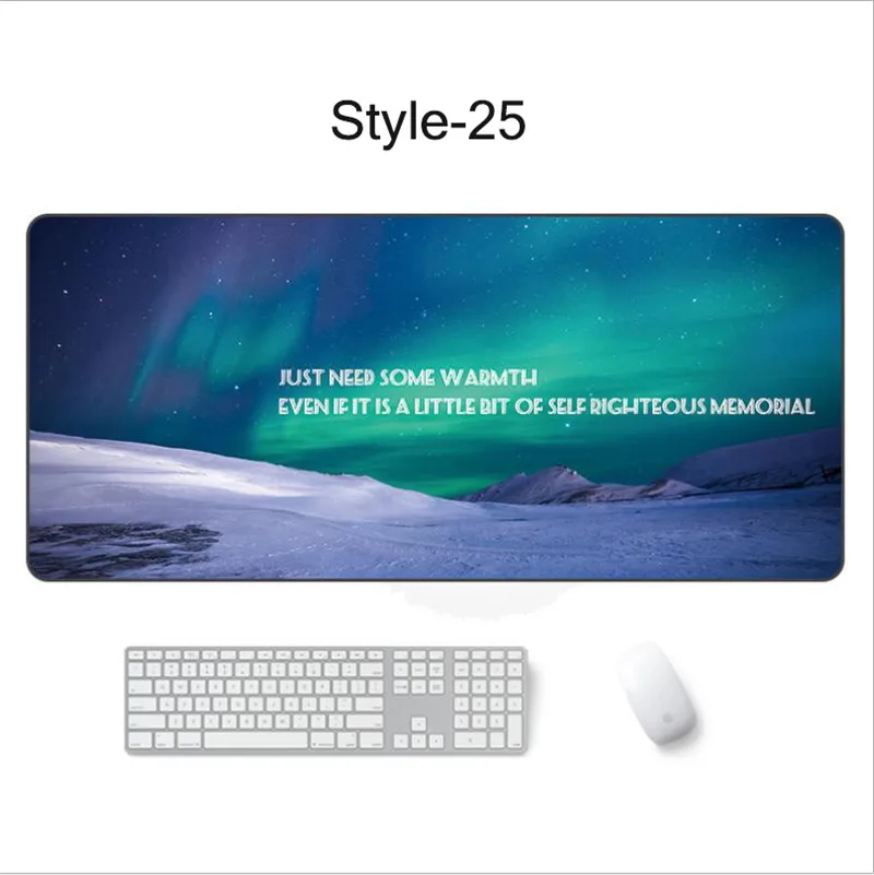 Style25 30*80*2 см Модный Ландшафтный с узором коврик для мыши милый кот офисный стол милый коврик для мыши игровой коврик для мыши стол коврик для мыши резиновый коврик для мыши - Цвет: Style25