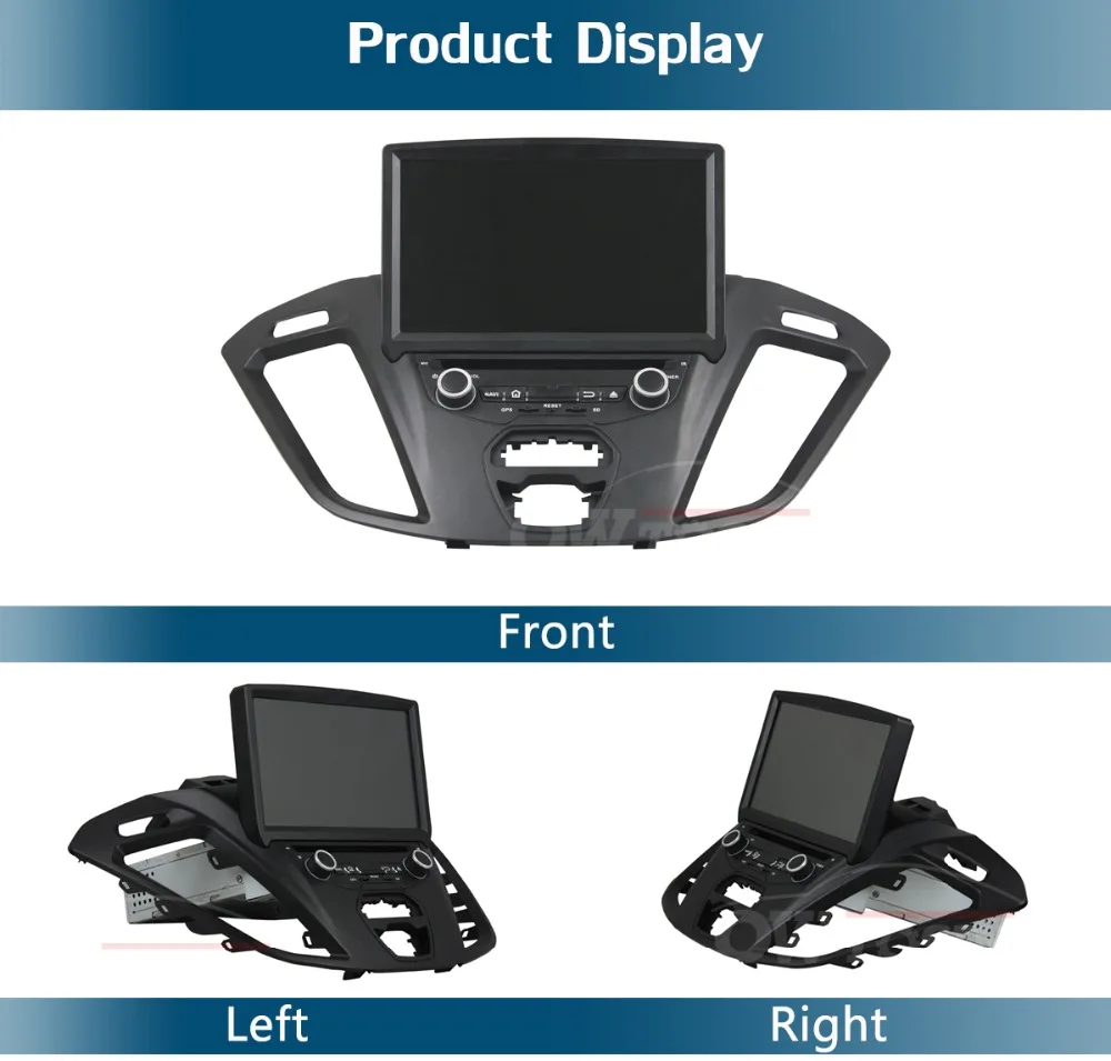 " ips 8 ядерный 4 Гб ram+ 64 Гб rom Android 9,0 автомобильный DVD радио gps для Ford Transit Custom 2013 DSP CarPlay
