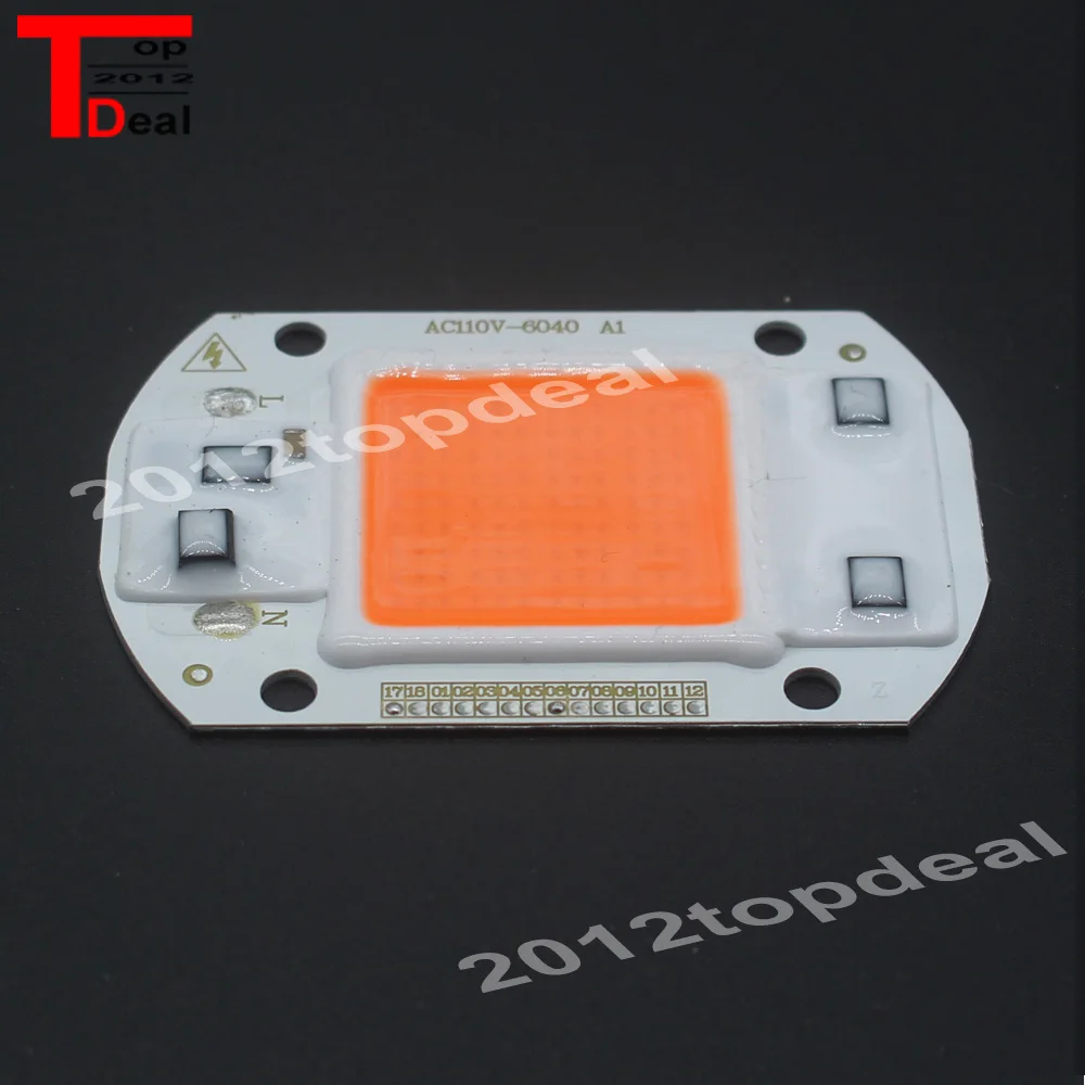 Фото 20 Вт 30 50 70 полный спектр LED COB 60 мм 90 110 160 110/220 В Смарт IC светильник для роста 20 Вт 30 50 70 полный спектр LED COB 60 мм 90 110 160 110/220 В Смарт IC светильник для роста