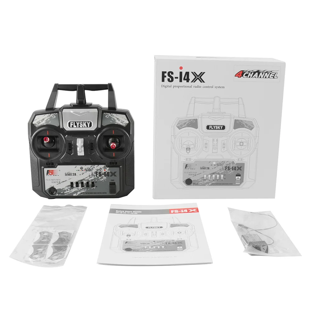 Flysky FS-i4X 2 4G 4ch RC контроллер передатчика с FS-A6 приемником для вертолета самолета