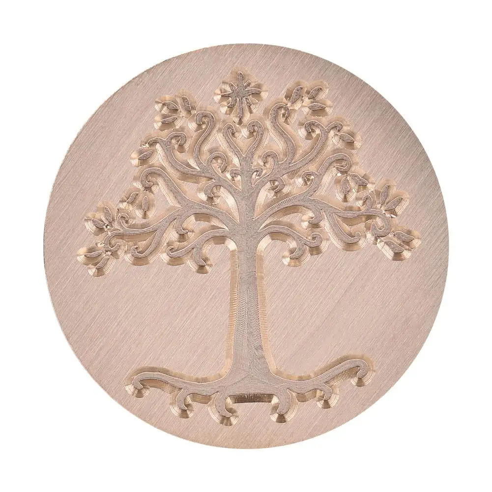 Штамп Деревянный в стиле ретро 6 дизайнов под старину металл восковая печать