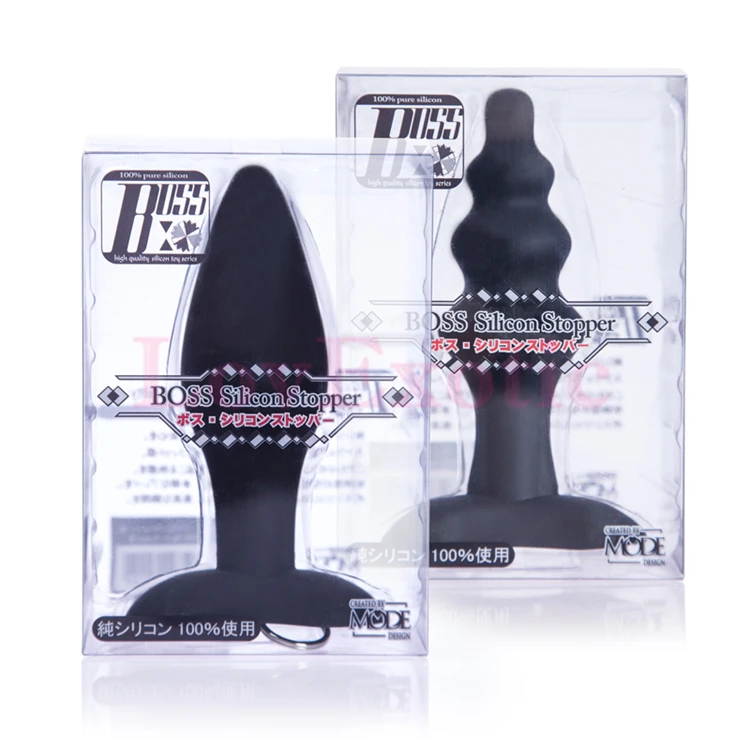 Японская силиконовая Анальная пробка BOSS (форма башни) анальная высшего качества