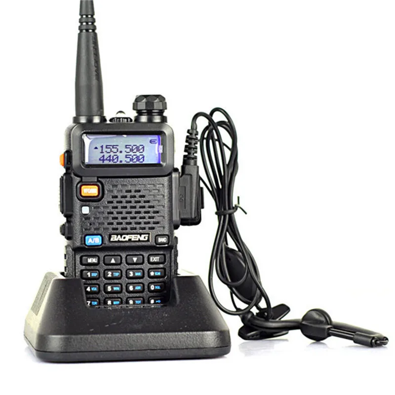 

2 шт. новое радио иди и болтай Walkie talkie Pofung (baofeng) UV-5R радиолюбителей Dual Band Радио 136-174 МГц & 400-520 МГц портативная приёмопередаточная радиоустанов...