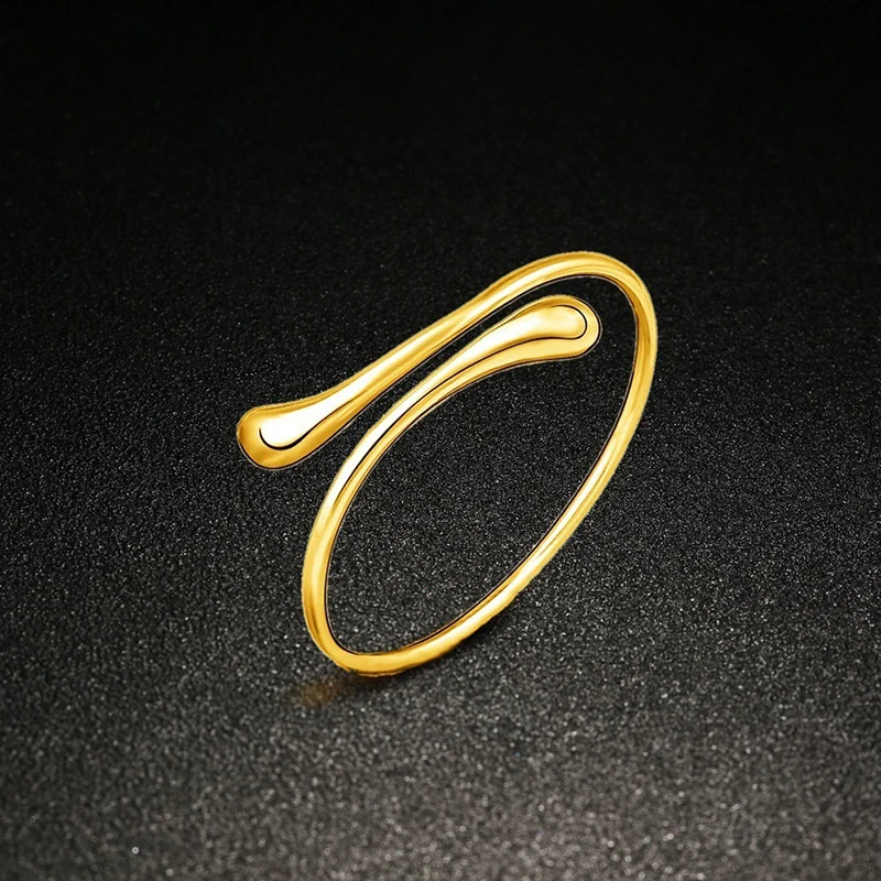 Модные свадебные комплект ювелирных изделий золото украшения с каплями воды