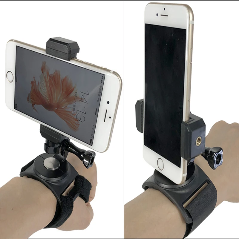 Крепление на руку и ногу с поворотом 360 градусов для IPhone Huawei Samsung Xiaomi телефона GoPro