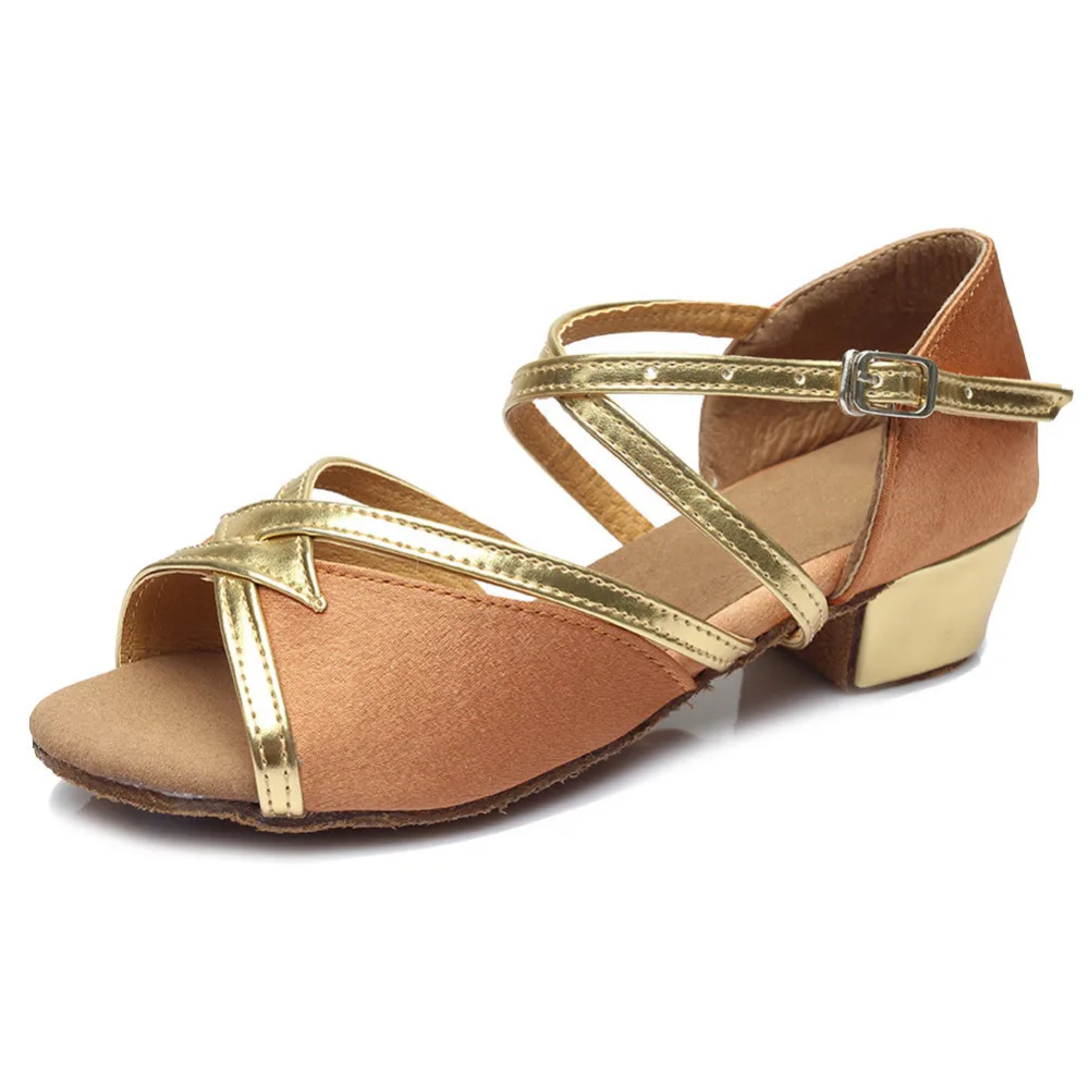 Лидер продаж Детская обувь для латинских танцев Женская Обувь бальных Танго