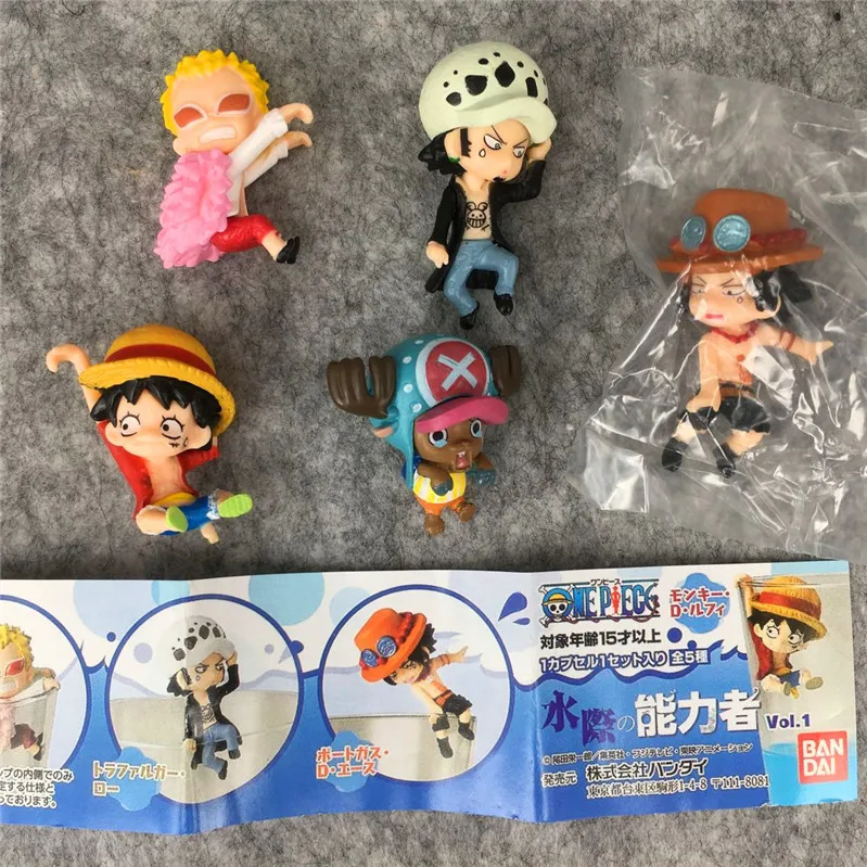 5 шт./компл. аниме мультфильм One Lufy Piece Zoro нами и Чоппер Sanji Kawai орнамент чаши