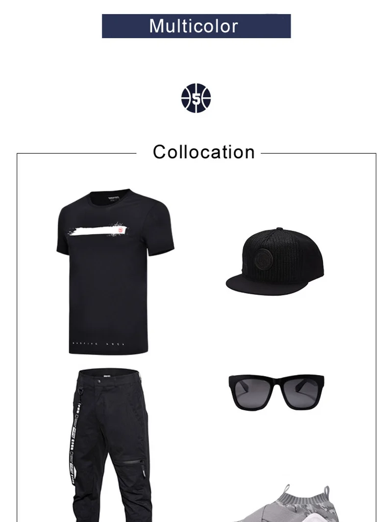 LI-Ning мужские баскетбольные майки, хлопок, дышащие, обычная посадка, подкладка, удобные спортивные футболки, футболка AHSN043 MTS2752
