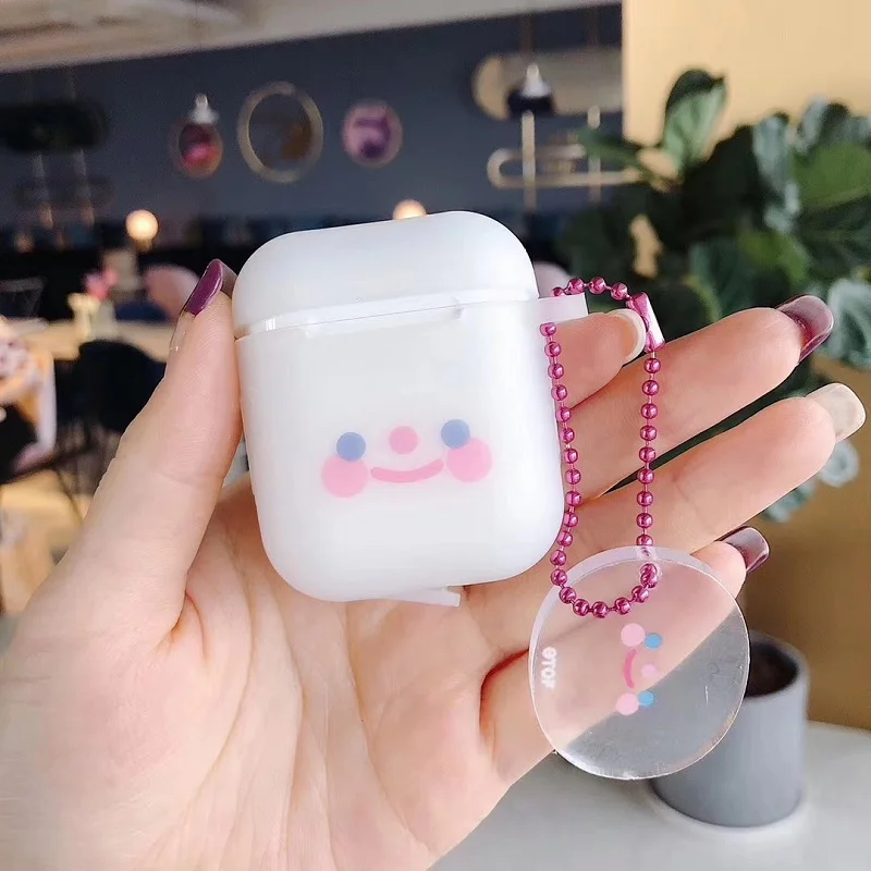 Чехол для AirPods с голубыми глазами страстными розами улыбками соответствует тому
