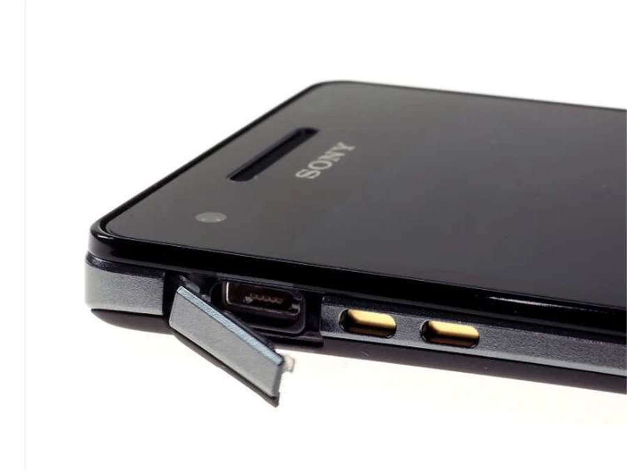 Разблокированный сотовый телефон sony Xperia V LT25i 4," сенсорный экран Android 13 МП wifi gps 1 Гб ram 8 Гб rom съемный 1750 мАч