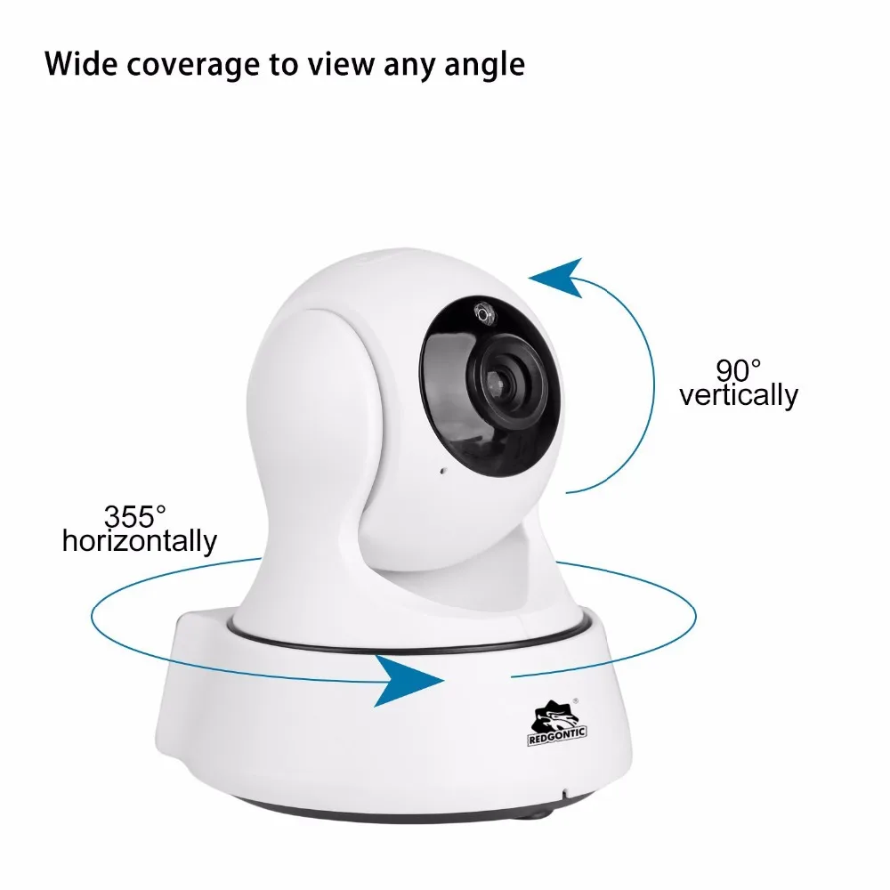 HD 720P 1.0MP PTZ Wi Fi IP Камера безопасности ИК Ночное видение двухстороннее аудио мини